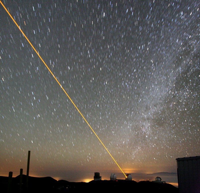 Spectacular Pictures of Laser Guide Star System Amusing